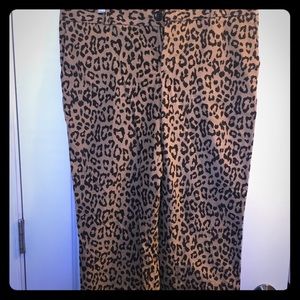 Banana Republic, Leopard print Camden pants